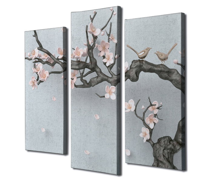Wallity UC113 Lienzo Decorativo de 3 Piezas Multicolor Wallity UC113 Lienzo Decorativo de 3 Piezas Multicolor